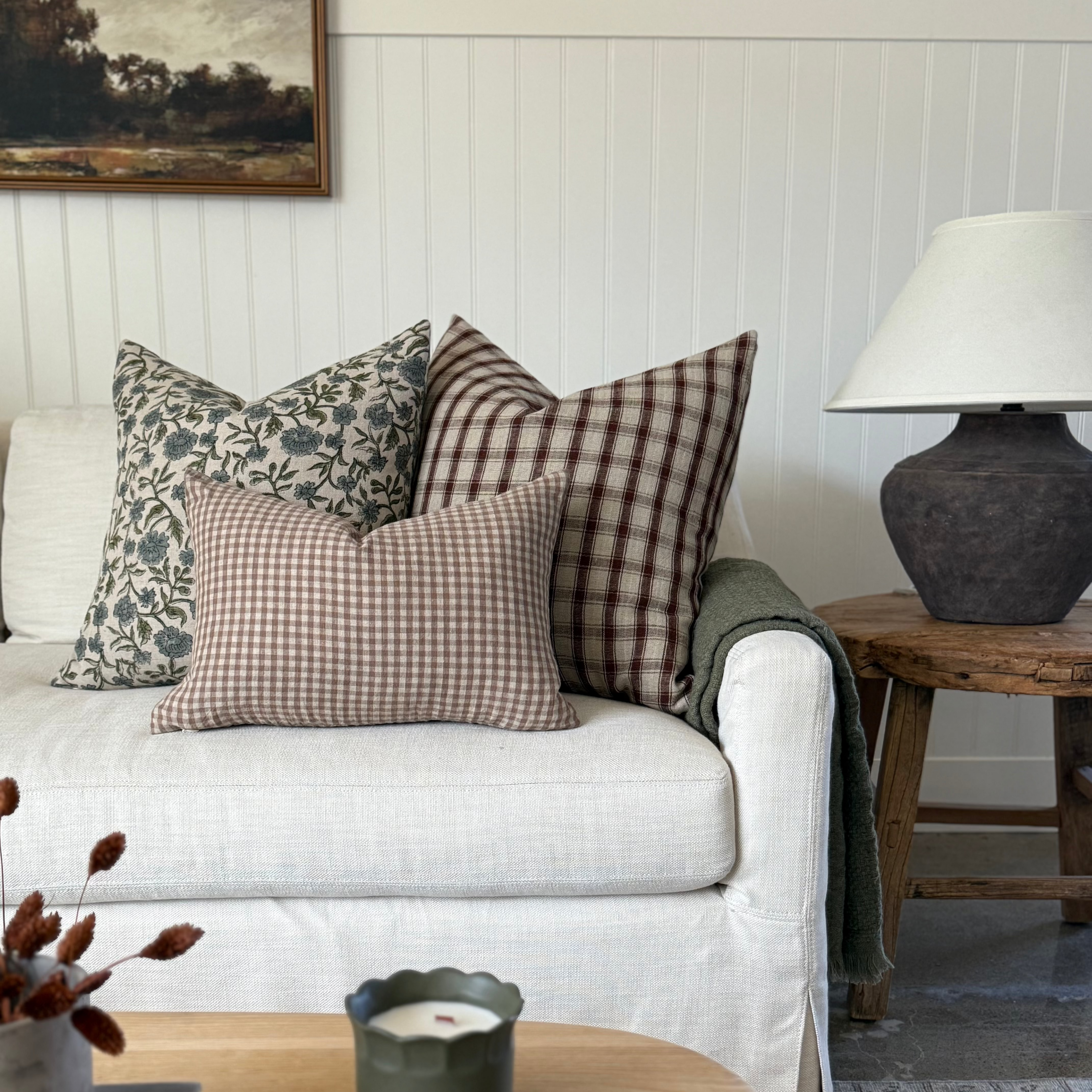 Cedar Woven Pillow Cover